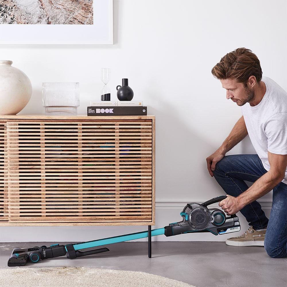 Hoover مكنسة كهربائية لاسلكية مزدوجة ONEPWR Blade Max مع بطاريتي ليثيوم 4.0 Ah Max