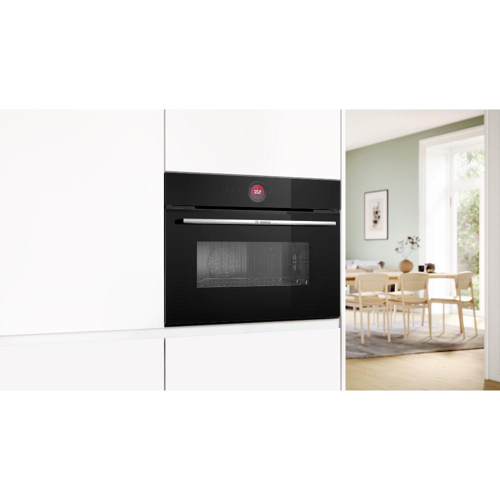 Bosch Series 8 Built-In Compact Oven with Microwave Function 60x45cm