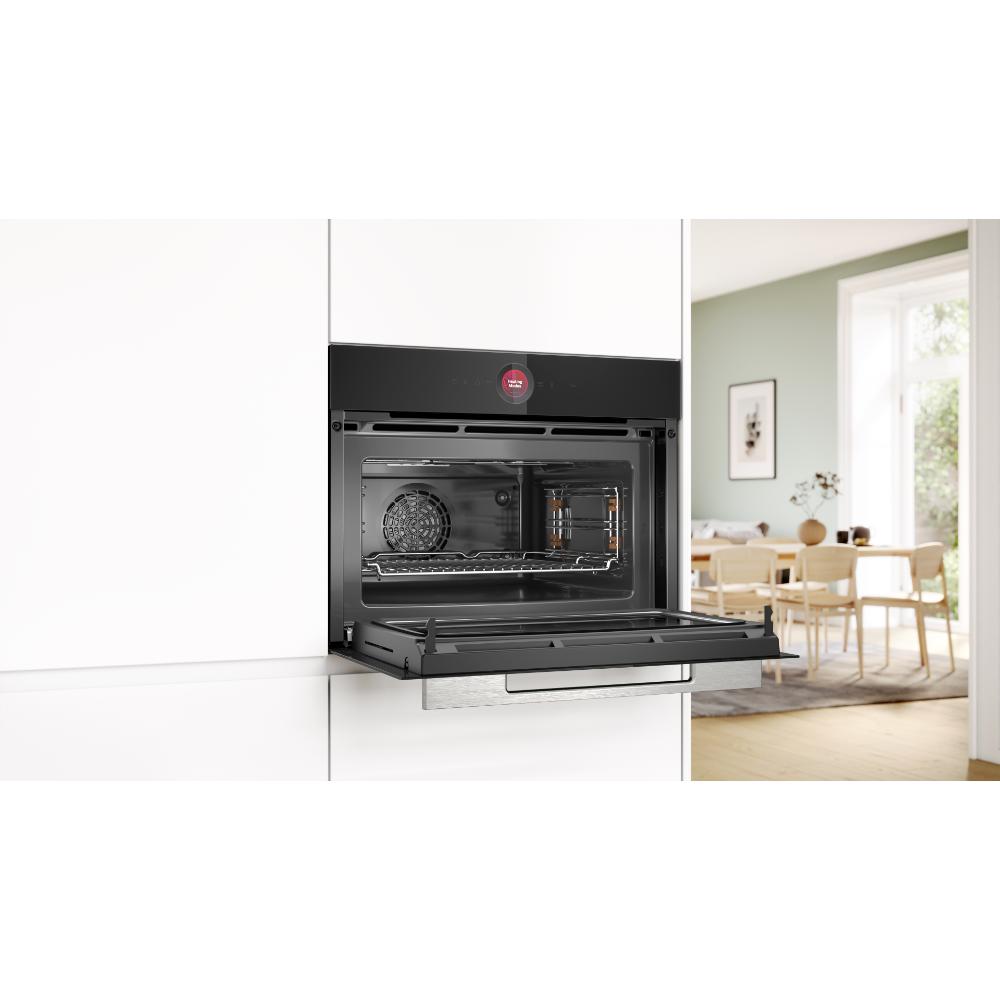 Bosch Series 8 Built-In Compact Oven with Microwave Function 60x45cm