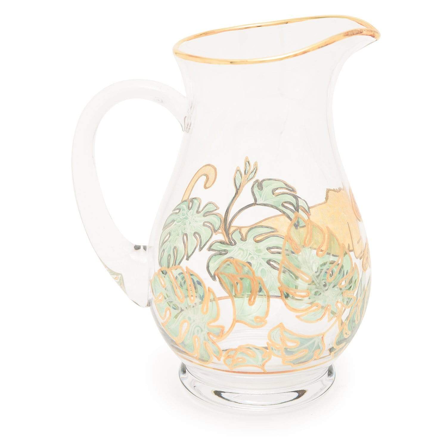 Combi Lesley Jug - Green and Gold, 38 cl - G748Z/38C - Jashanmal Home