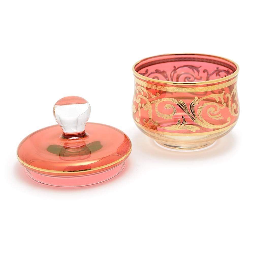 Combi Clarice Sugar Bowl - Red and Amber - G597Z-RED&AM/NR3 - Jashanmal Home