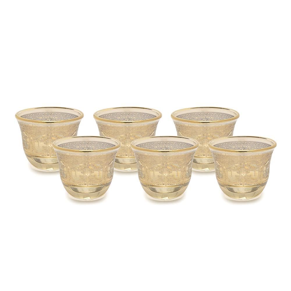 Combi Annette Mocca Cup Set - Amber, 6 Piece - G789/1Z-AM/48 - Jashanmal Home