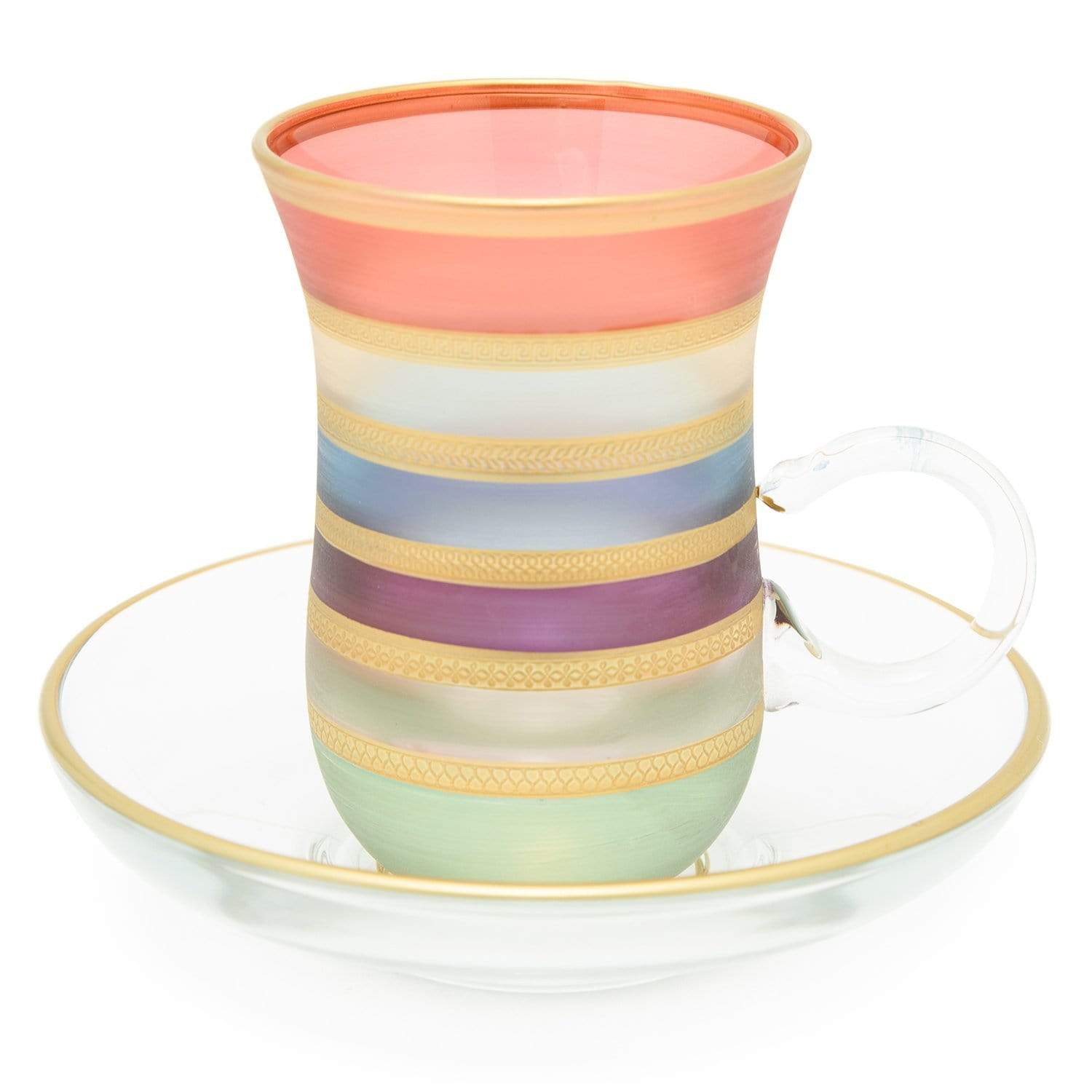 Combi Marisol Sat Tea Cup and Saucer Set - Multicolour - G823Z-SAT/35 - Jashanmal Home