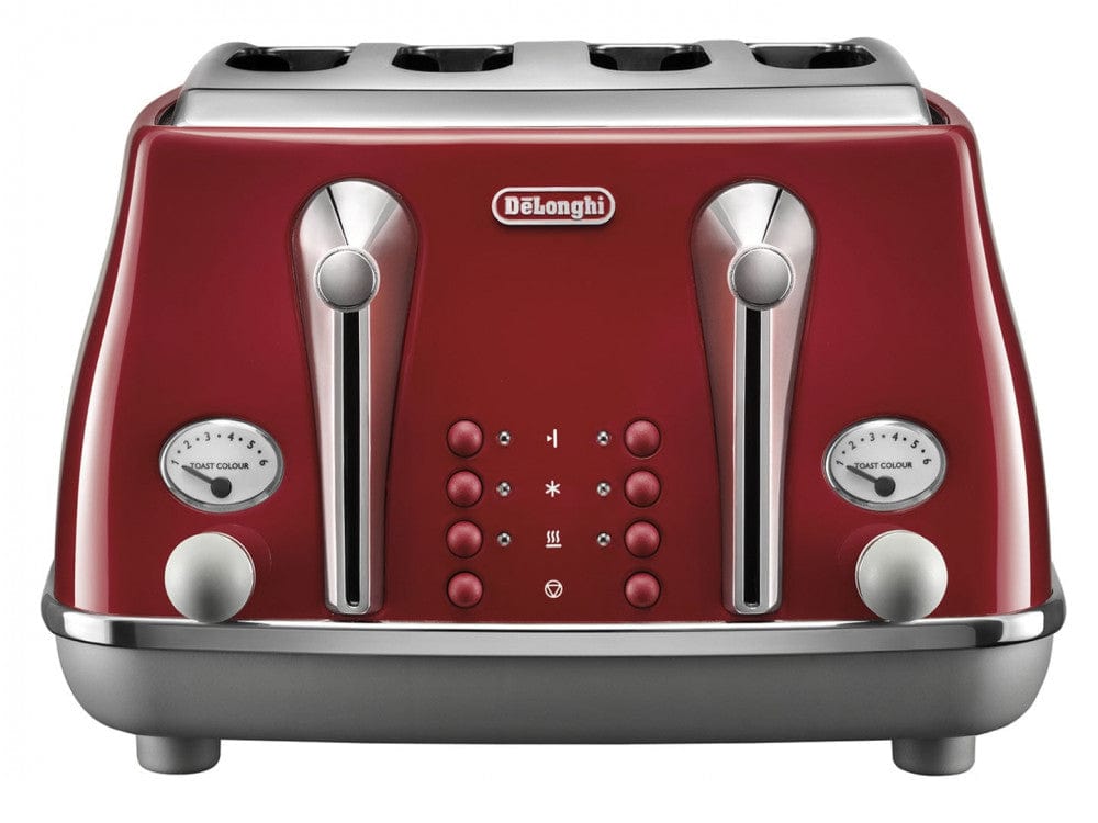 De'Longhi Icona Capitals 4 Slice Toaster + De'Longhi Icona Capitals Kettle 1.7L