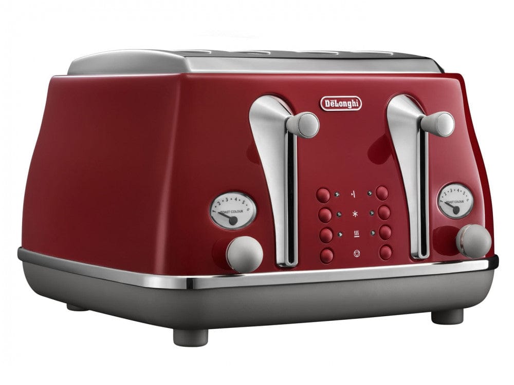De'Longhi Icona Capitals 4 Slice Toaster + De'Longhi Icona Capitals Kettle 1.7L
