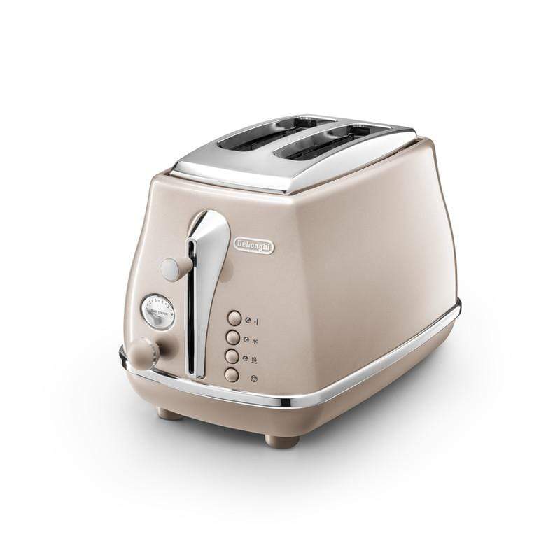 DELONGHI 2-SLICE ICONA METALLICS TOASTER, CTOT2003.BG