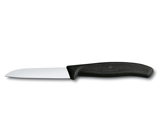 VICTORINOX SWISS CLASSIC PARING KNIFE BLACK NYLON HANDLE BLADE 8CM  - 6.7403
