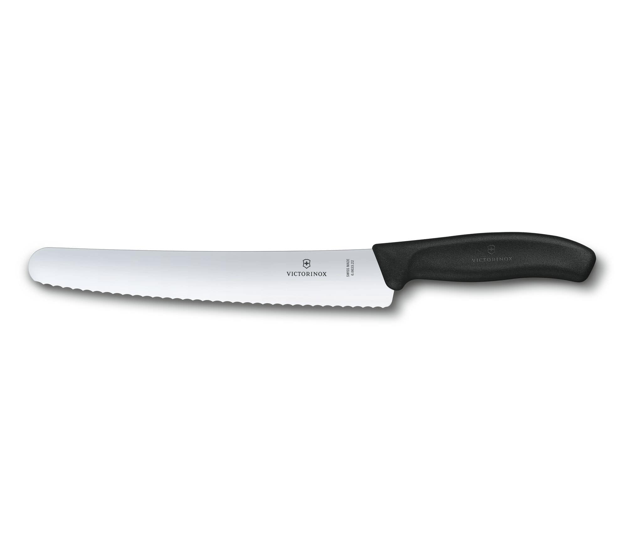 VICTORINOX SWISS CLASSIC BREAD - AND PASTRY KNIFE 22 CM BLACK - 6.8633.22B