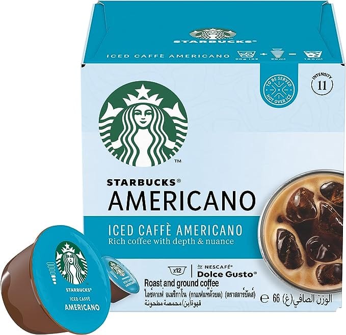 Nescafe Dolce Gusto Starbucks Iced Americano 12capsules, 66g