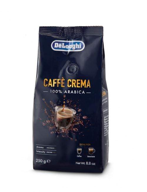 DELONGHI CAFFE CREMA 100% ARABICA COFFEE BEANS 250GR, DLSC602