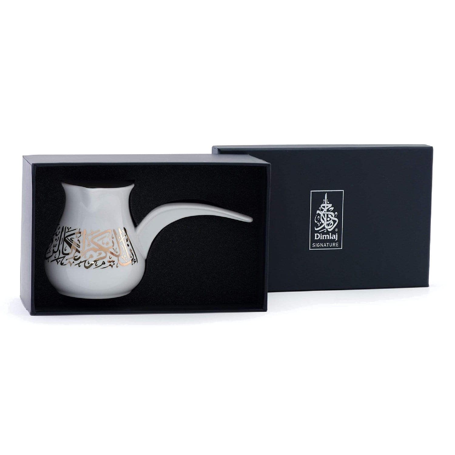 Dimlaj كريم التركية وعاء القهوة الصغيرة - الأبيض والذهبي - 46669 - Jashanmal الرئيسية
