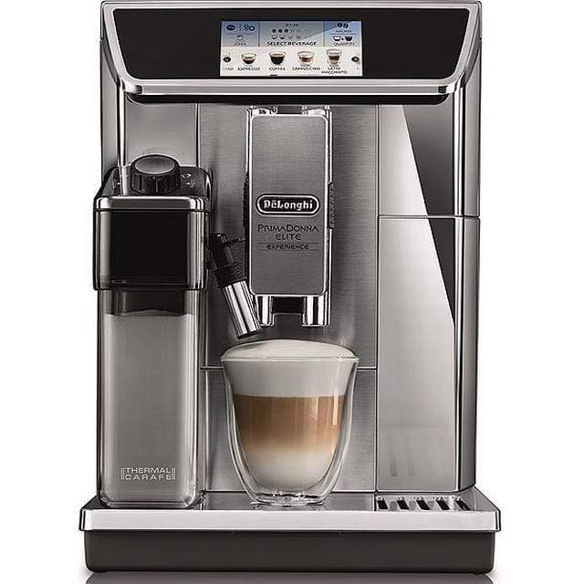 Delonghi Primadonna Elite Fully Automatic Coffee Machine, Silver - Ecam650.85.Ms (Made In Italy)