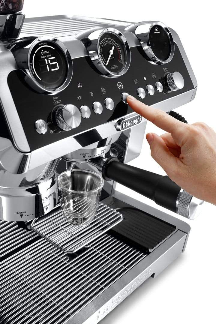 Delonghi La Specialista Maestro Pump Espresso Coffee Machine, Silver - Ec9665.M