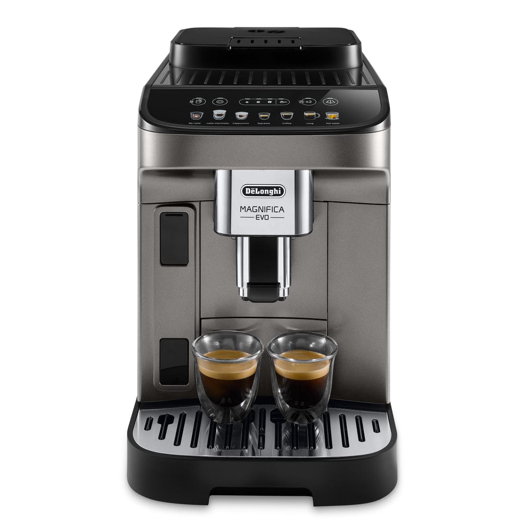 ديلونجي ماجنفيكا ايفو ماكينة صنع القهوة الاتوماتيكية - لون تيتانيوم إسود Ecam290.81.Tb