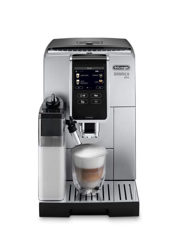 DE'LONGHI ديناميكا بلس ماكينة صنع القهوة الأوتوماتيكية بالكامل، فضي - ECAM370.85.SB