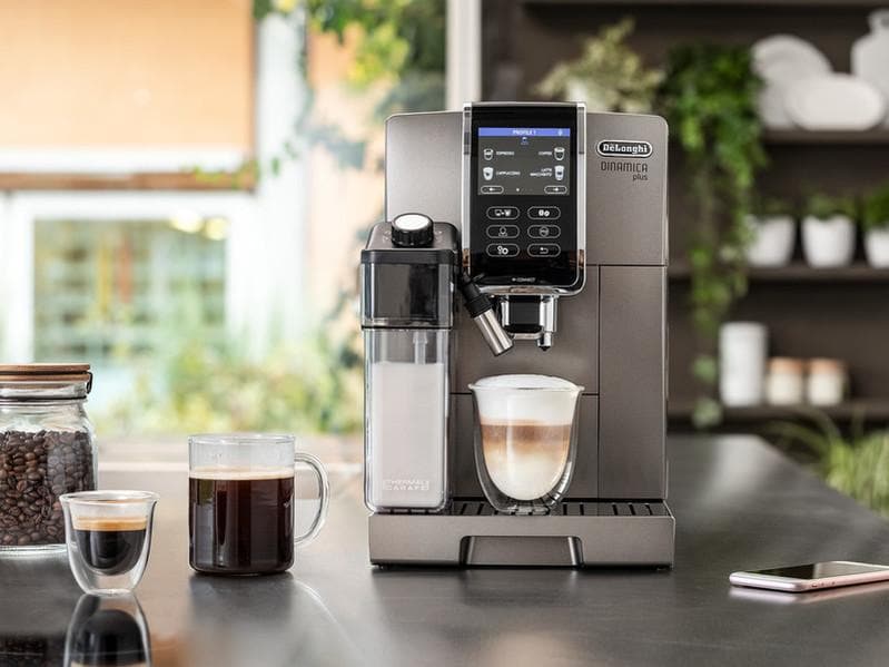 De'Longhi ماكينة صنع القهوة ديناميكا بلس أوتوماتيكية بالكامل ECAM370.95.T