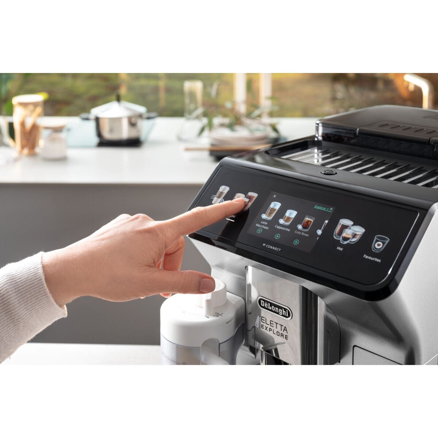 De'Longhi Eletta Explore Coffee Machine ECAM450.65.S