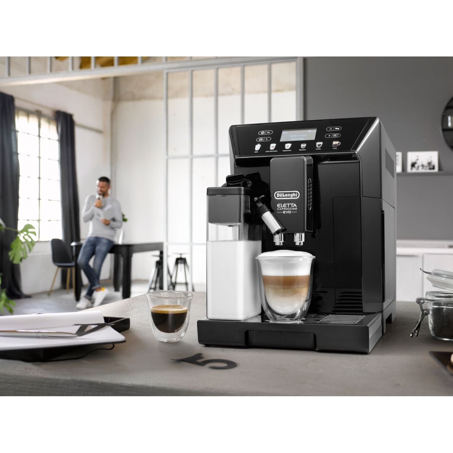 De'Longhi إليتا كابتشينو إيفو ECAM46.860.B