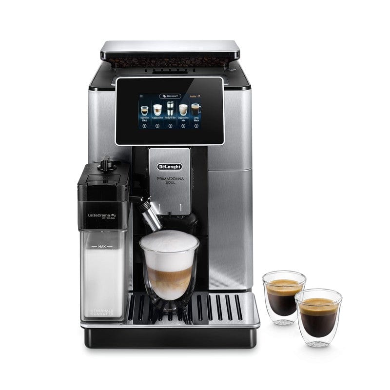 Delonghi Primadonna Fully Automatic Coffee Machine, Ecam610.75.Mb