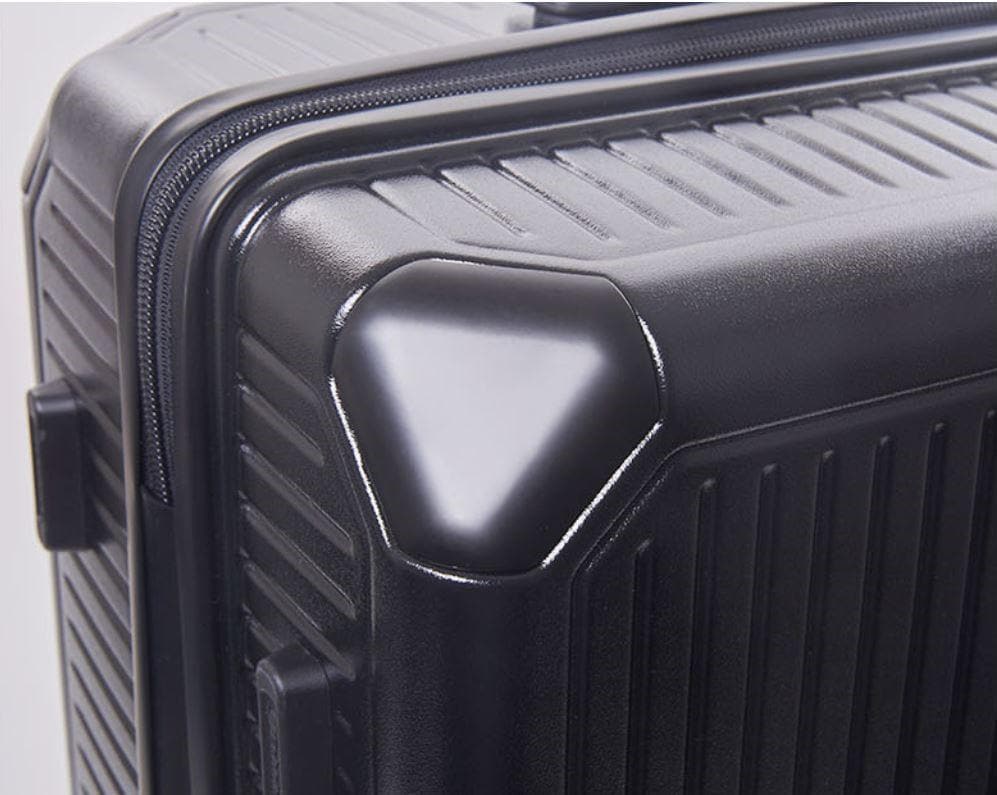 عربة حقائب سفر إيكولاك شوغون 20 بوصة 4 عجلات مزدوجة - أسود - PC148 20 أسود