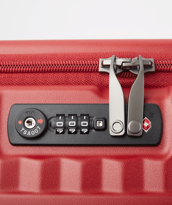 Echolac Celestra 24" Check-In Luggage Trolley Red - PC183 Red 24