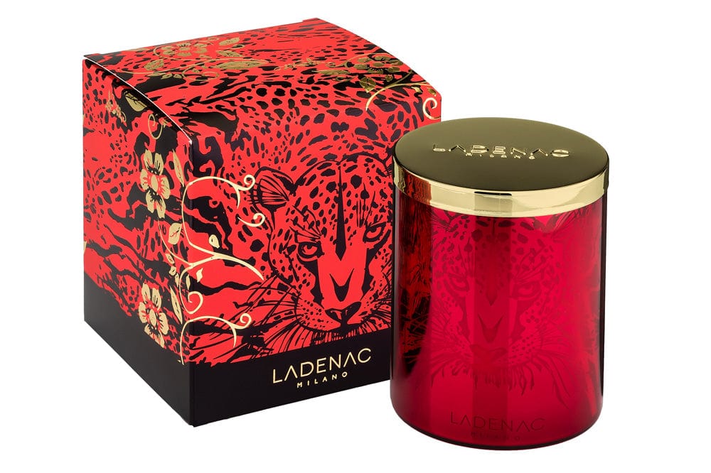 Ladenac Milano Africa Leopard Predator Candle In Jar 