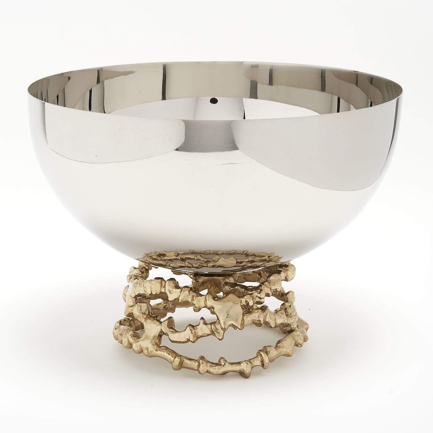 Alexander Millie Bowl L Gold Finished Aluminum With Stainles Steel - 917213