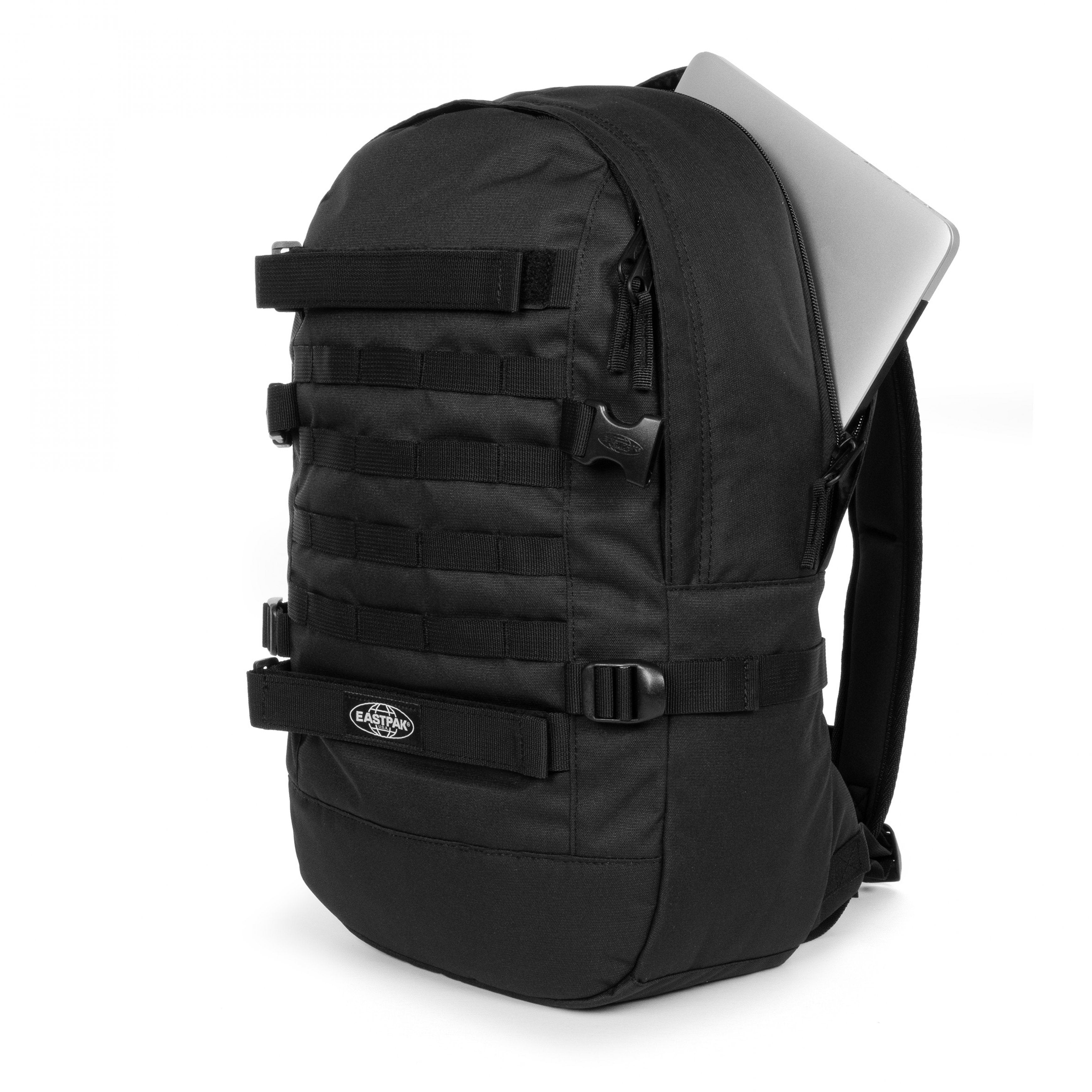 Eastpak Floid Tact L CS Mono Black2 Large Laptop Backpack - EK00024FW331