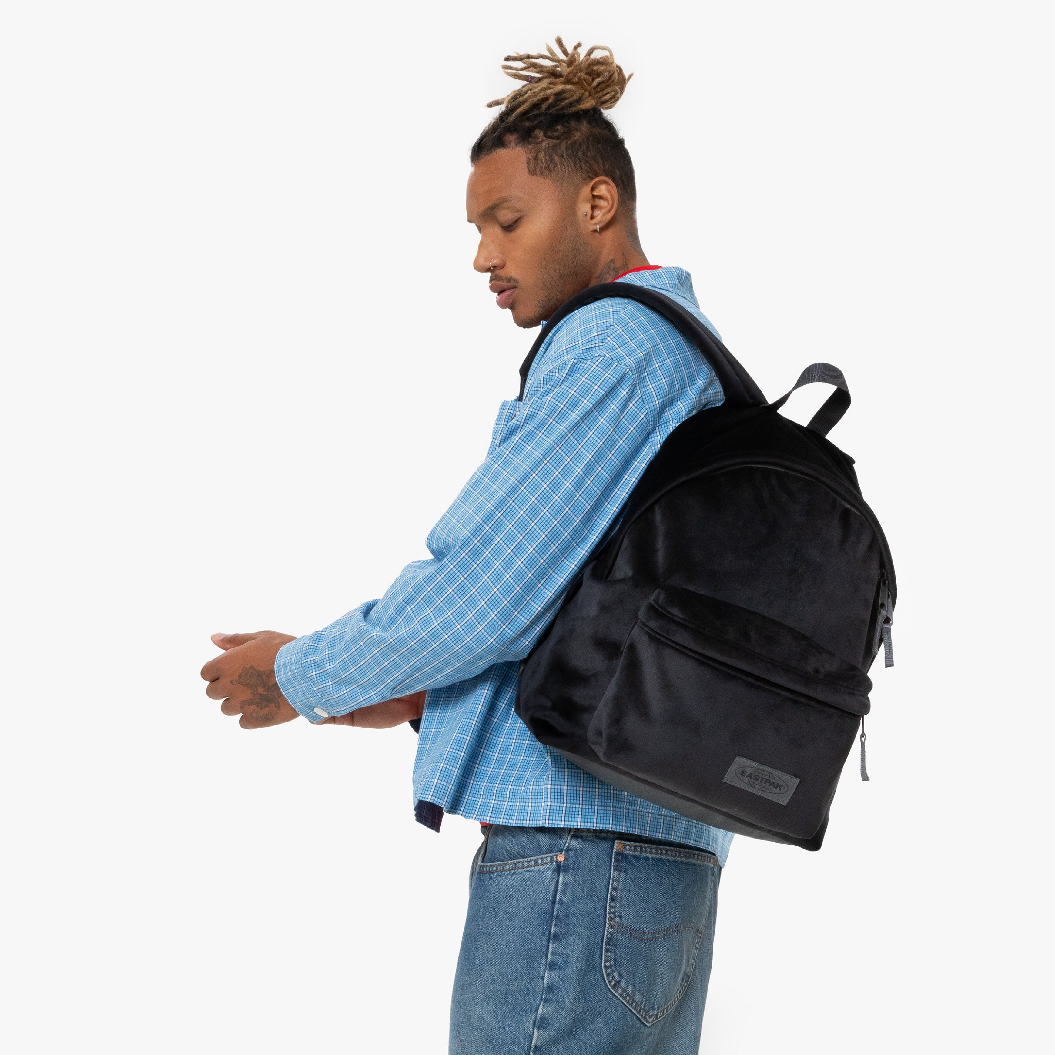 Eastpak Padded Pak'R Velvet Dark Medium Backpack - EK0006208J41