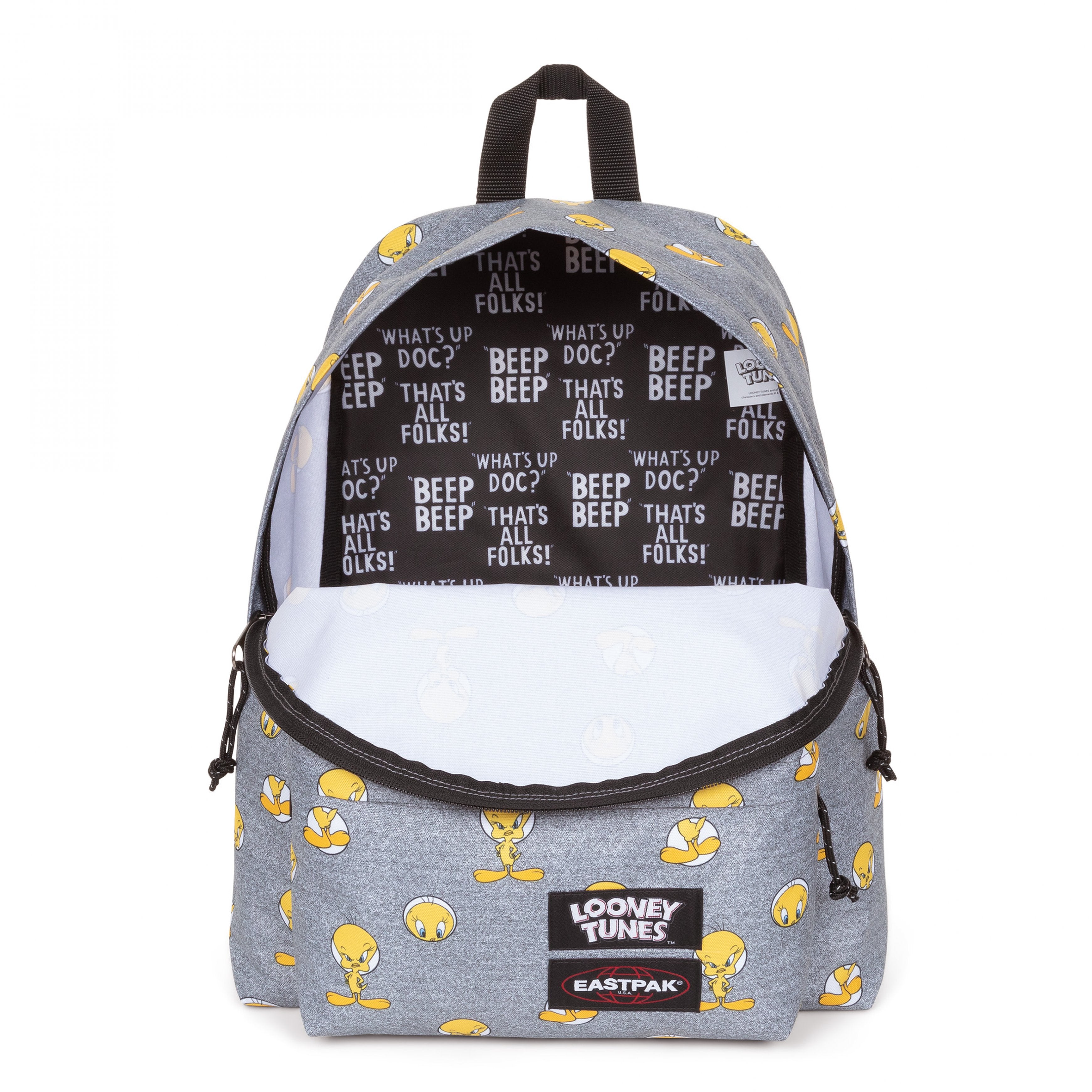 Eastpak Padded Pak'R Tweety Grey Medium Backpack - EK0006208J71