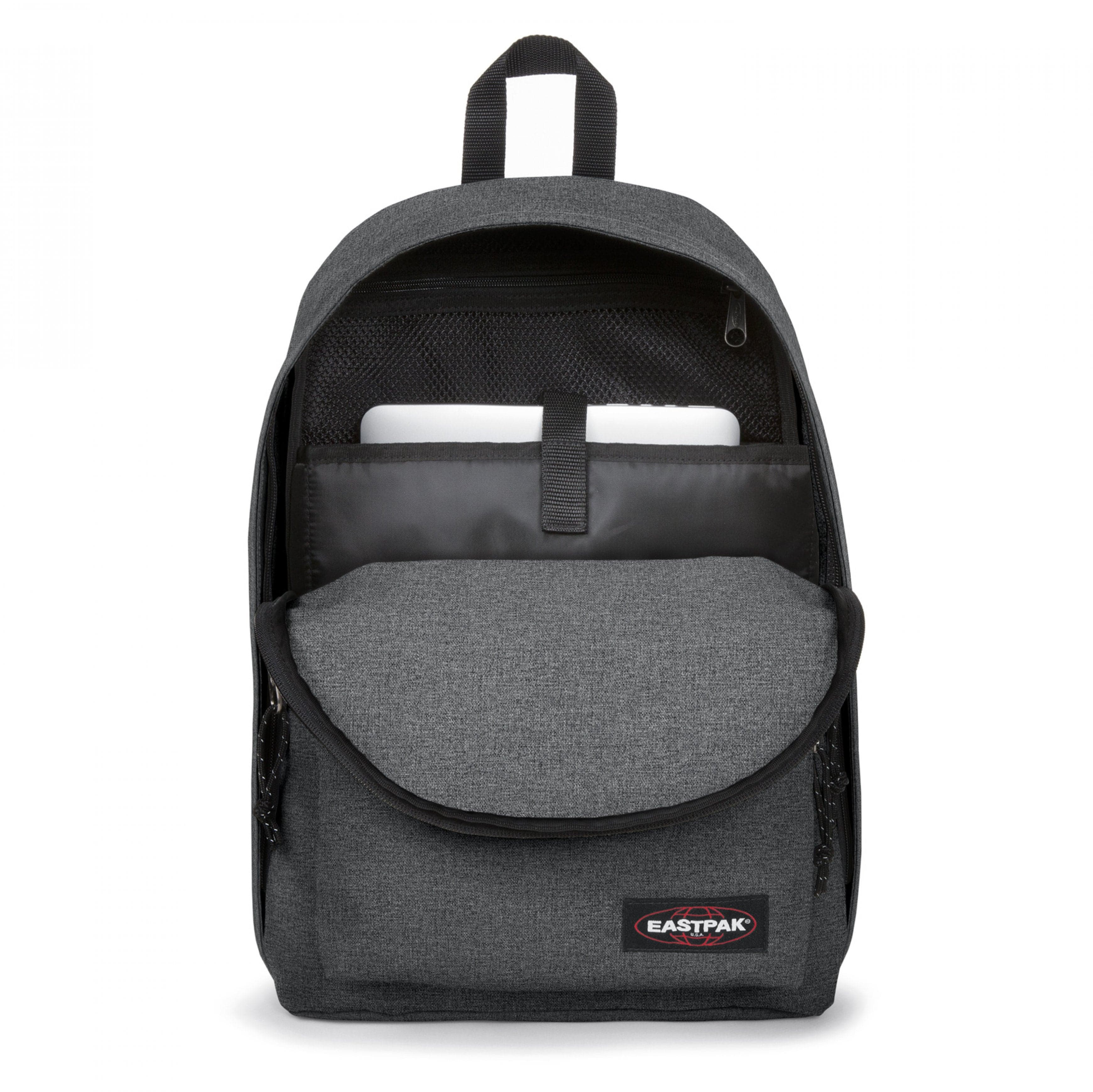 Eastpak Out Of Office Black Denim Medium Backpack - EK00076777H1