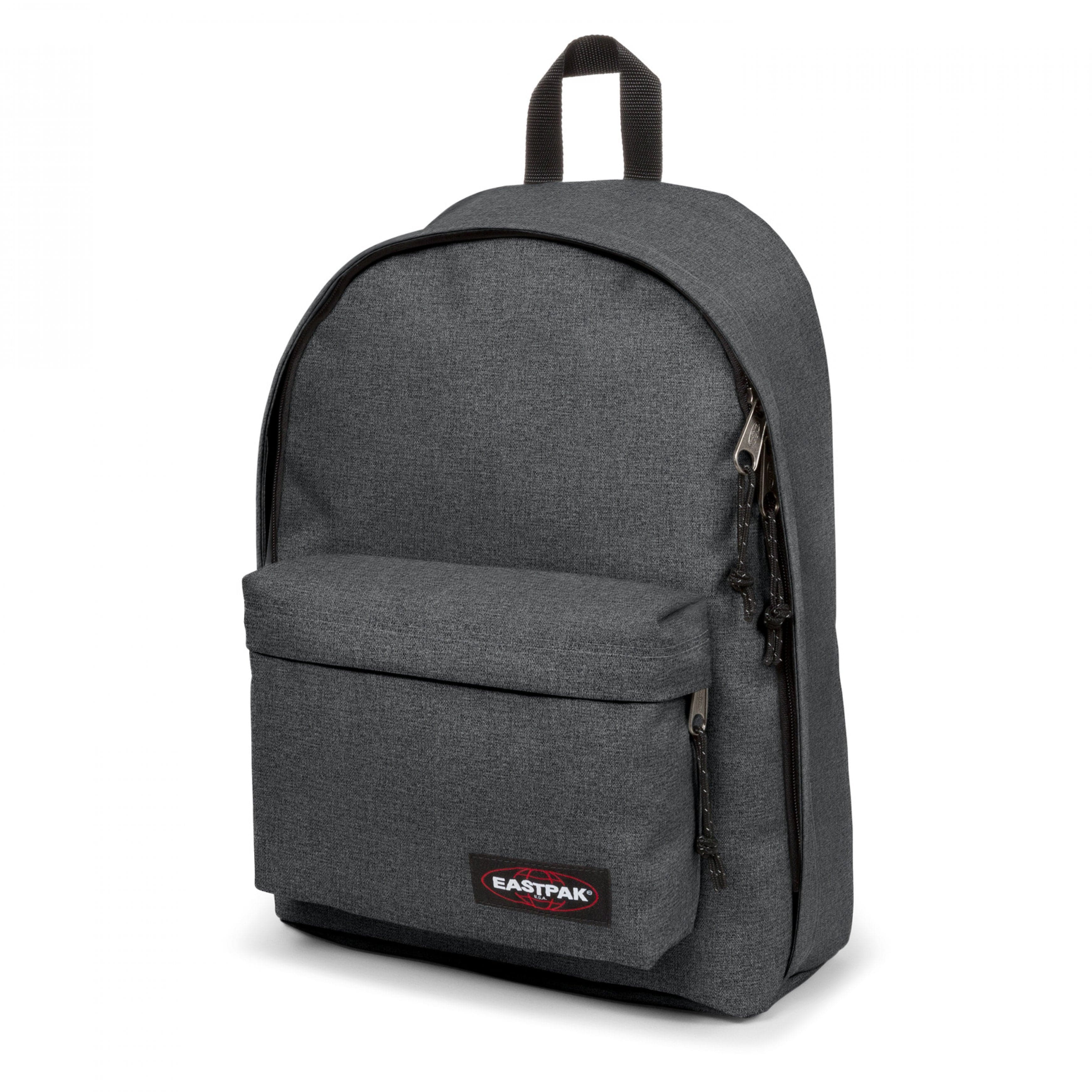 EASTPAK-Out Of Office-Medium Laptop Backpack-Black Denim-EK00076777H