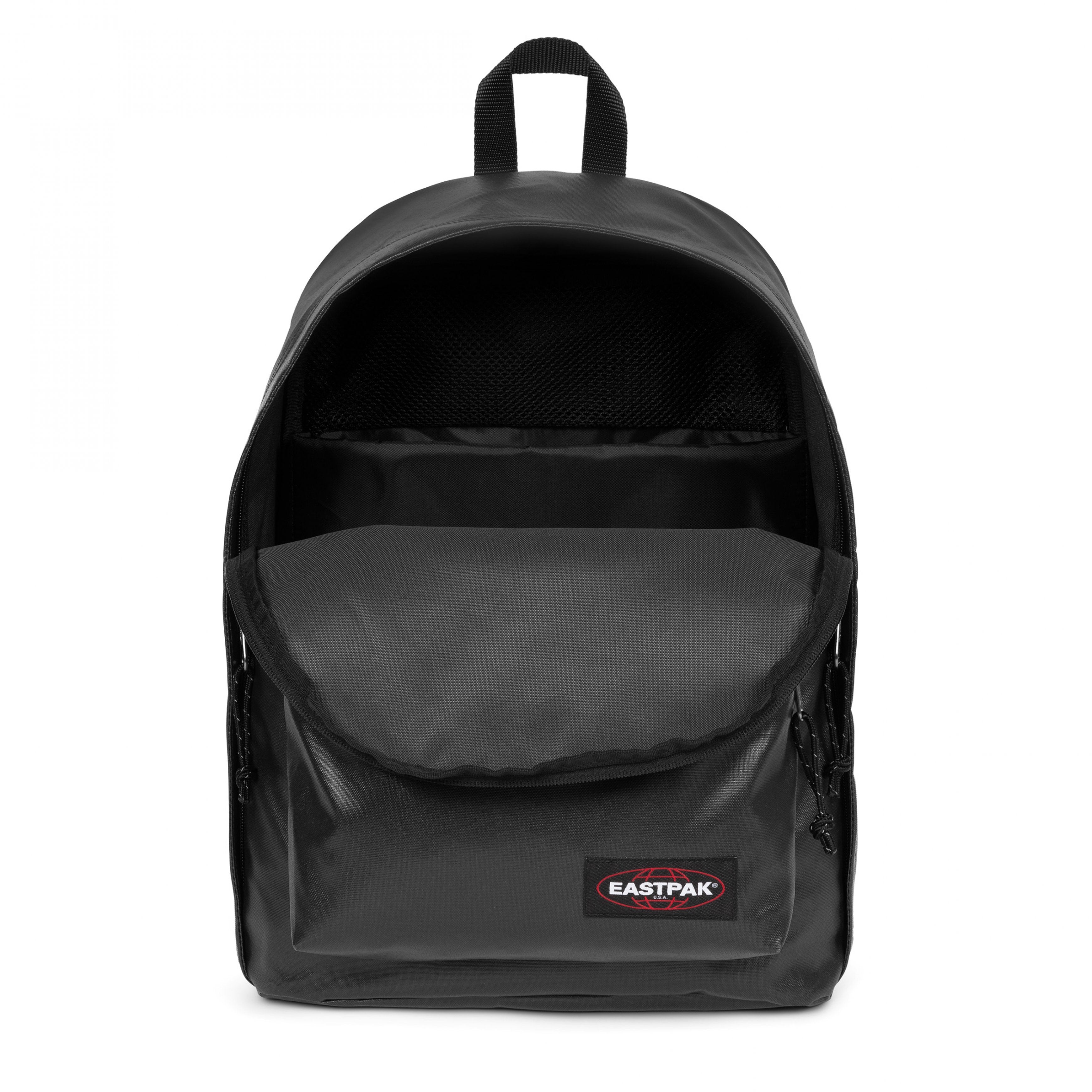 Eastpak Out Of Office Glossy Black Medium Backpack - EK0007679J71