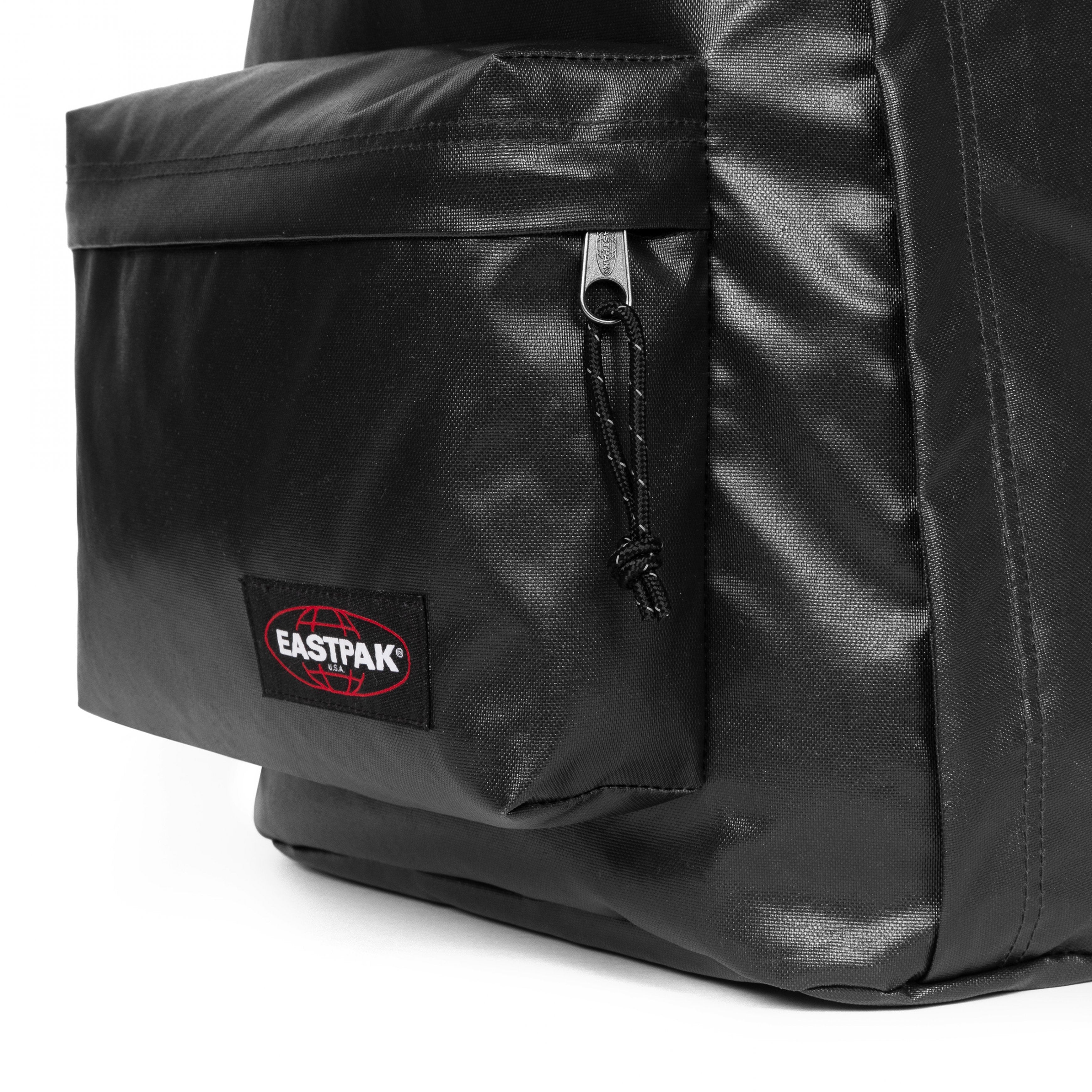 Eastpak Out Of Office Glossy Black Medium Backpack - EK0007679J71