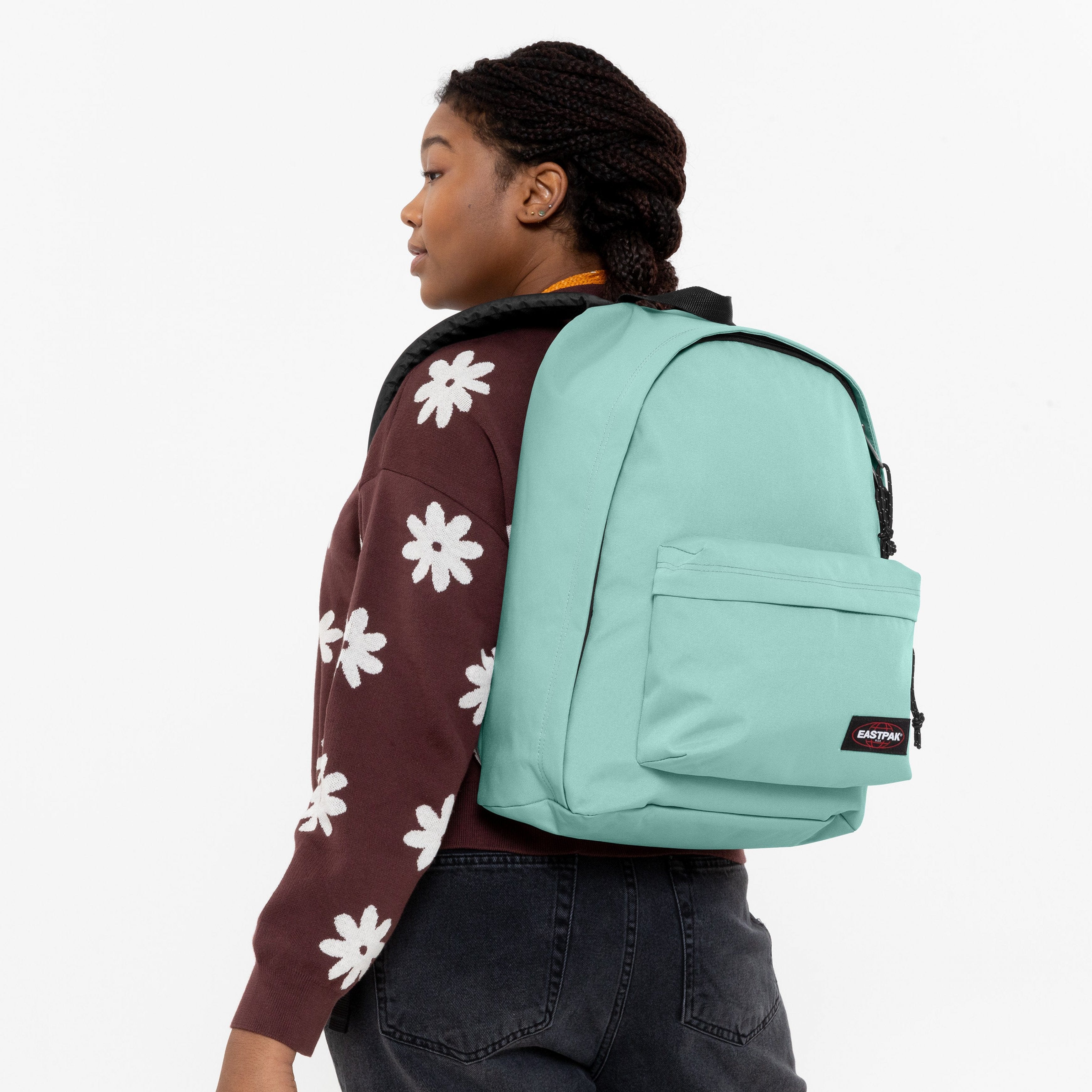 EASTPAK-Out Of Office-Medium Laptop Backpack-Thoughtturquois-EK000767U62