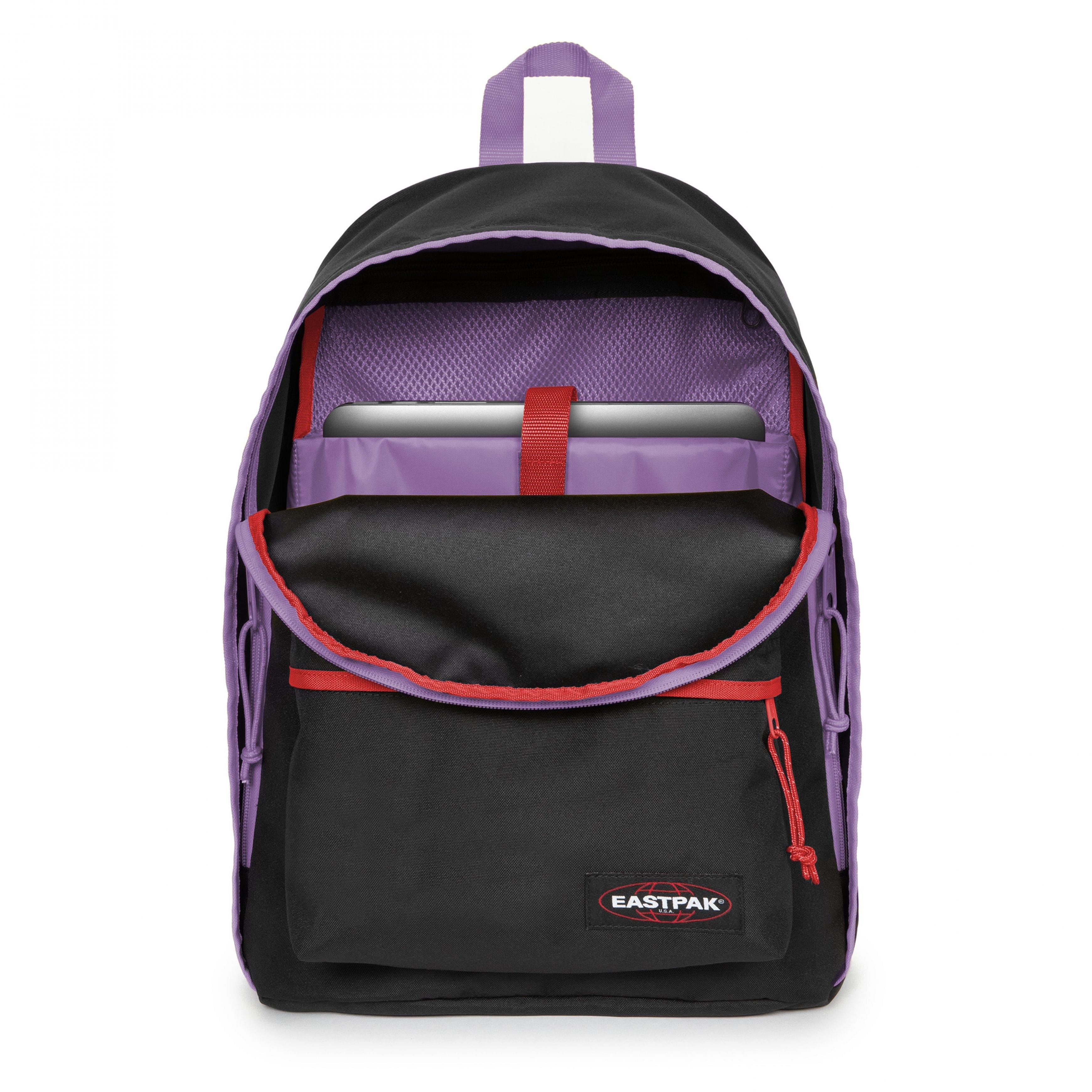 Eastpak Out Of Office Kontrast Violet Red Medium Backpack - EK000767U661