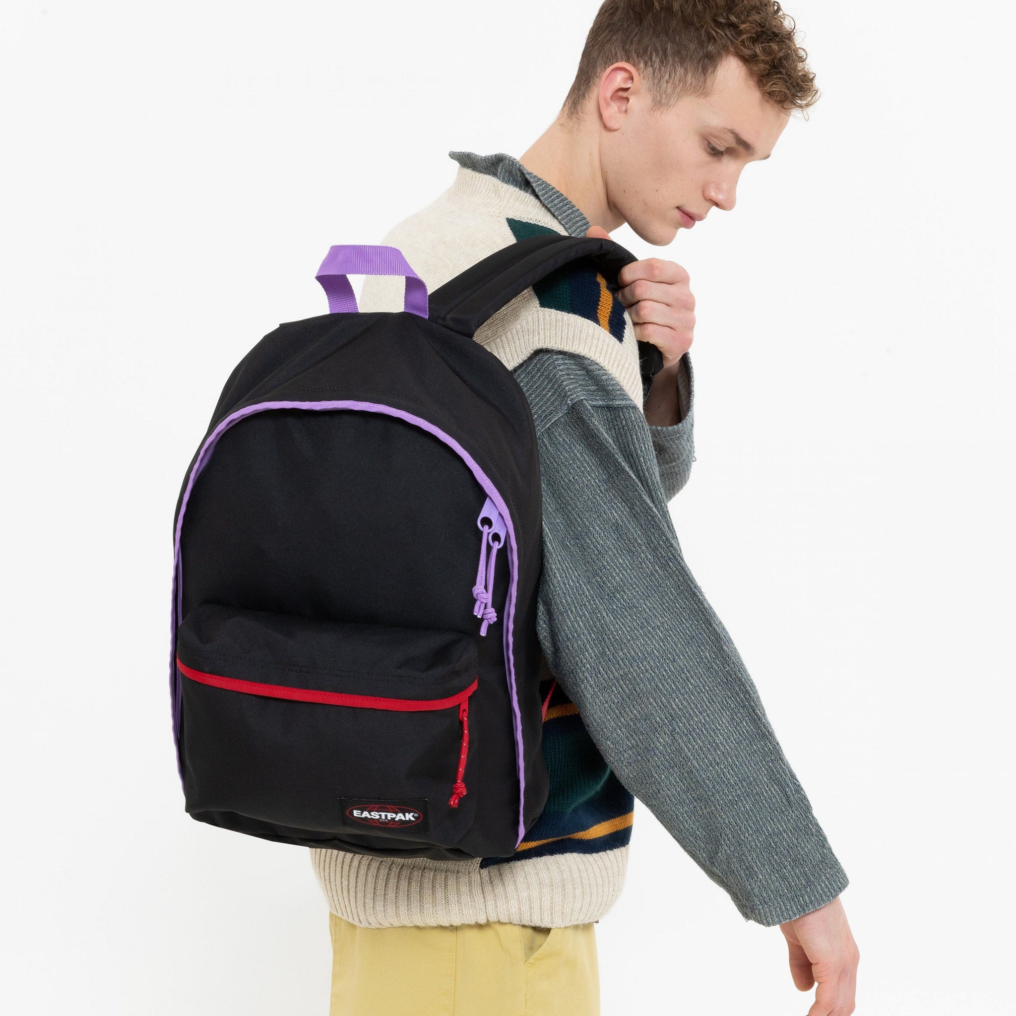 Eastpak Out Of Office Kontrast Violet Red Medium Backpack