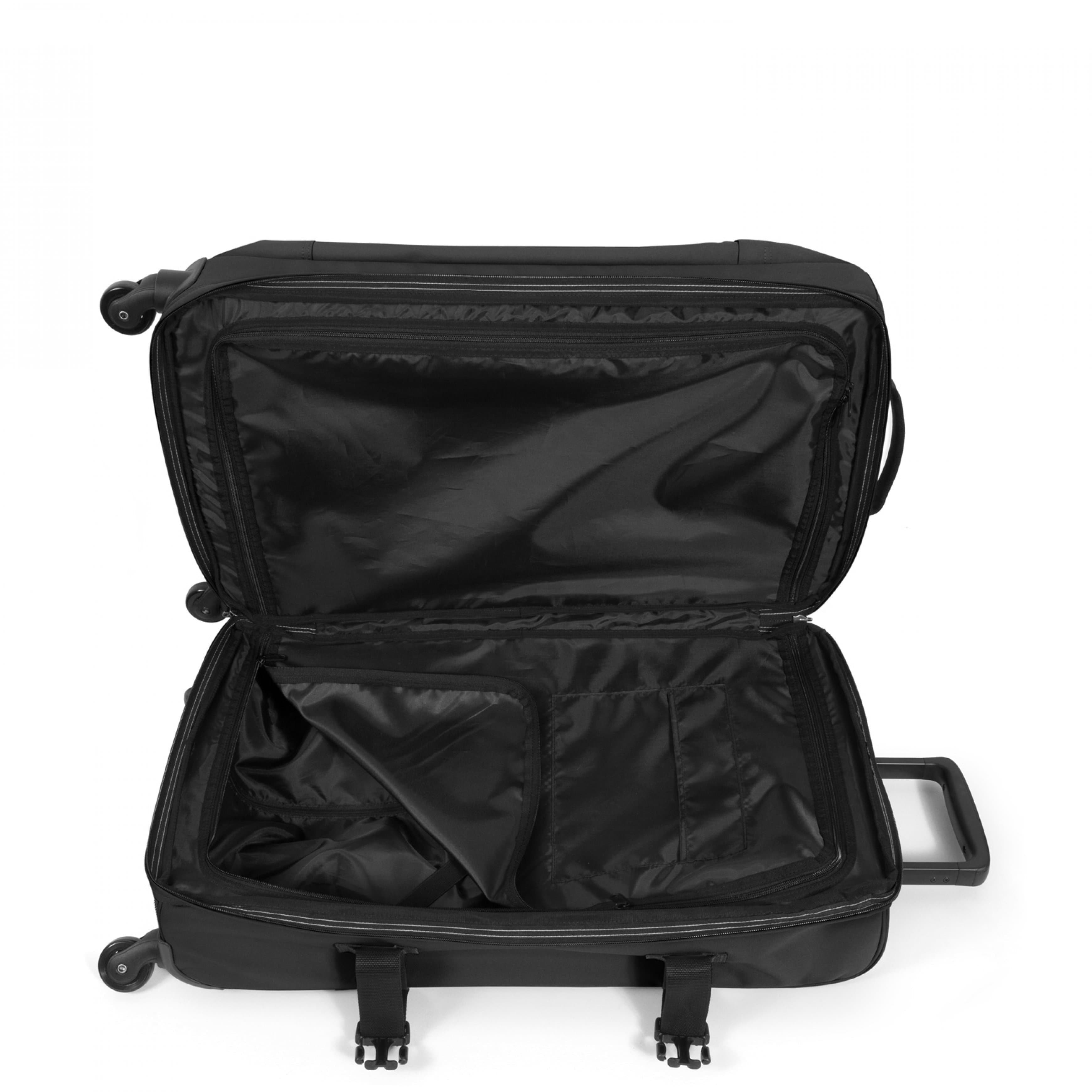 Eastpak Trans4 S Black Four-Wheeled Small Soft Luggage - EK00080L0081