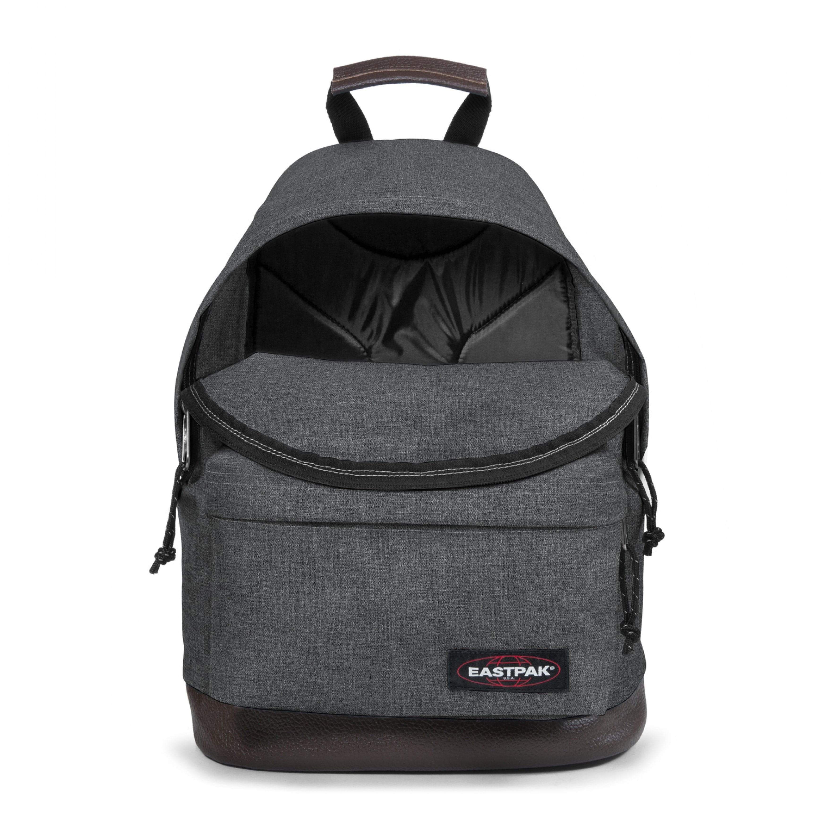 Eastpak Wyoming Black Denim Medium Backpack - EK00081177H