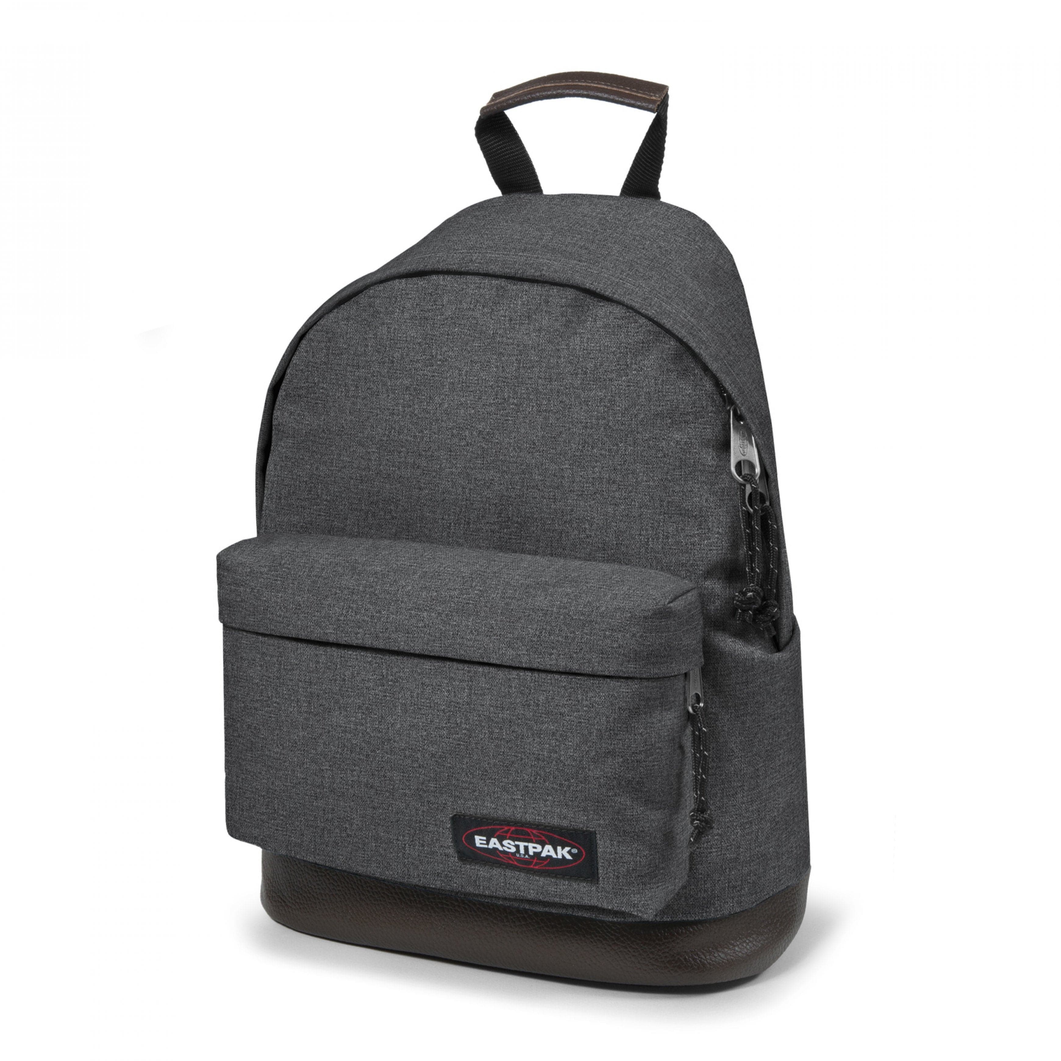 Eastpak Wyoming Black Denim Medium Backpack - EK00081177H
