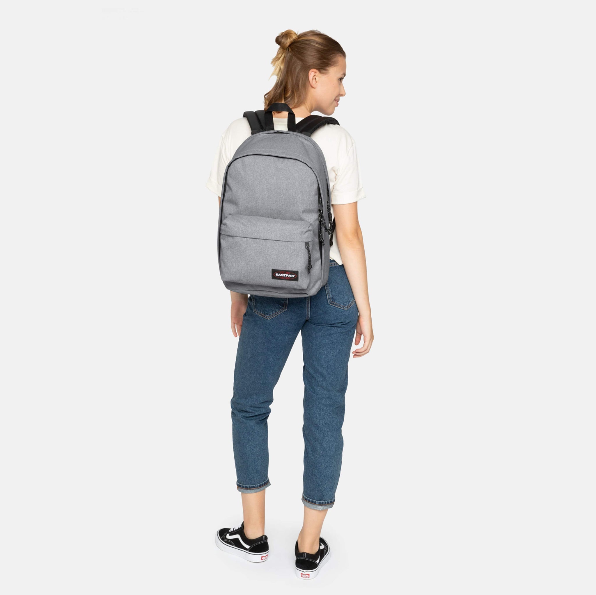 Eastpak Back to Work Sunday Grey Medium Laptop Backpack