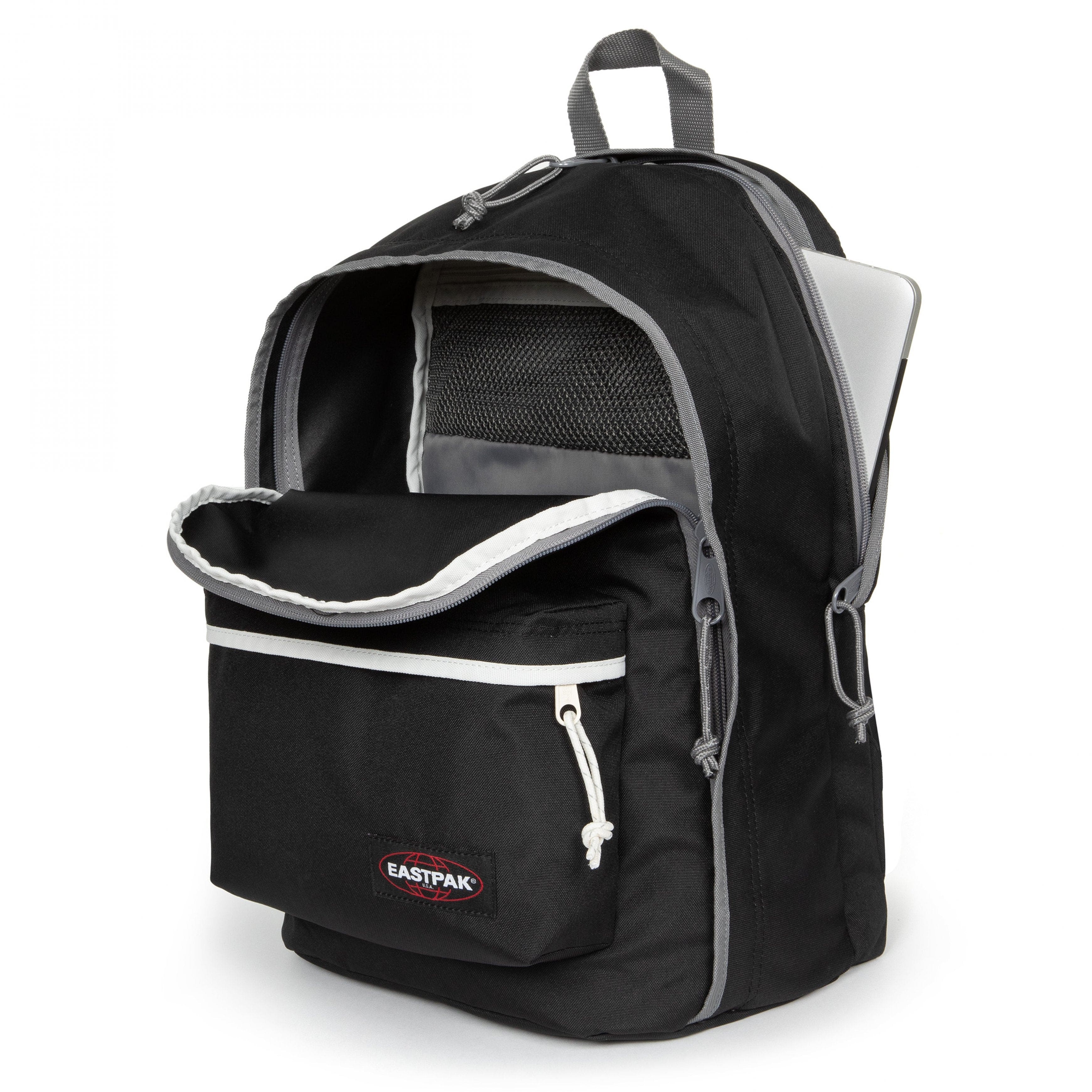 Eastpak-Back To Work-Medium Backpack with laptop protection-Kontrastgreywhi-EK000936U67