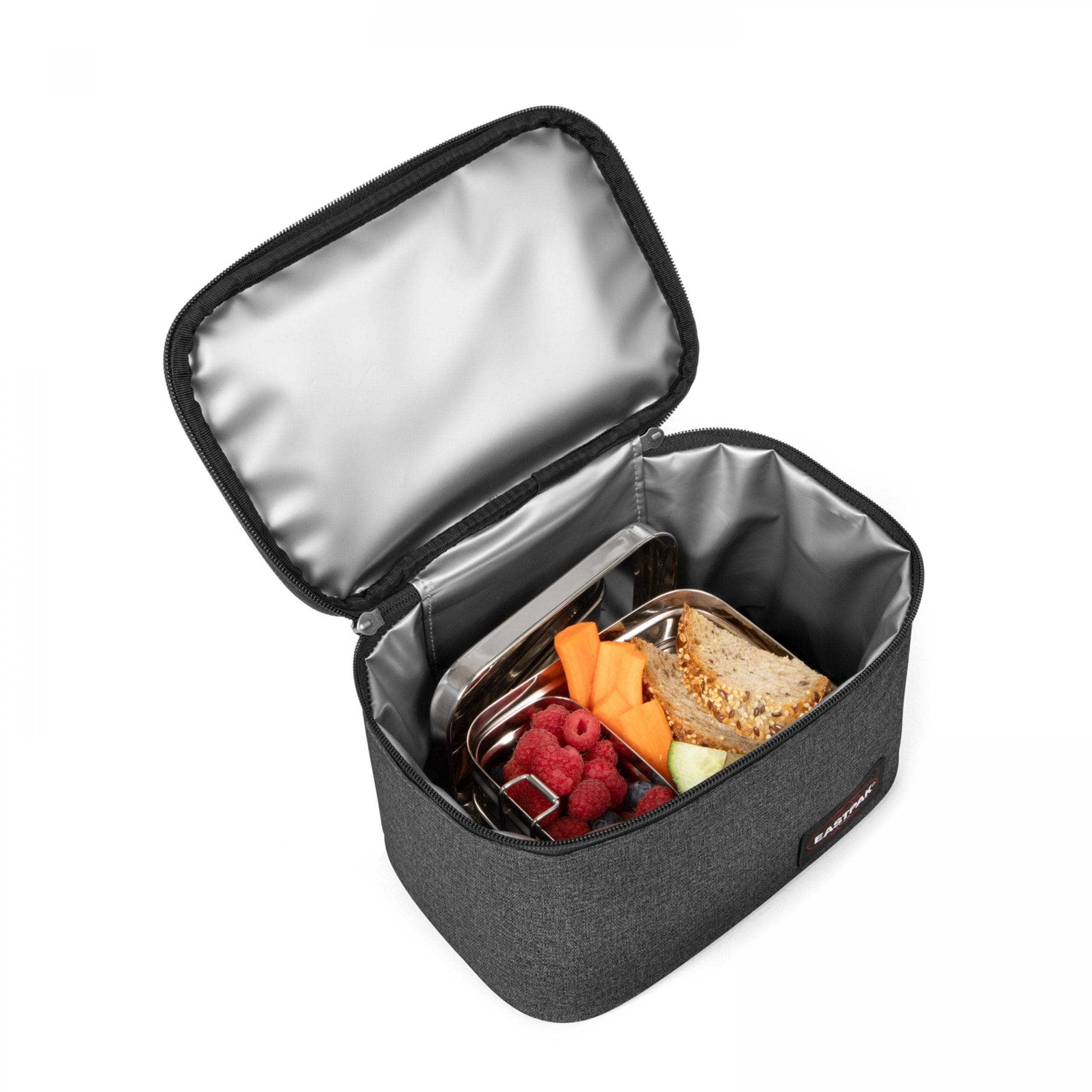 Eastpak Oval Lunch Black Denim Large Lunch Bag - EK0A5B9G77H1