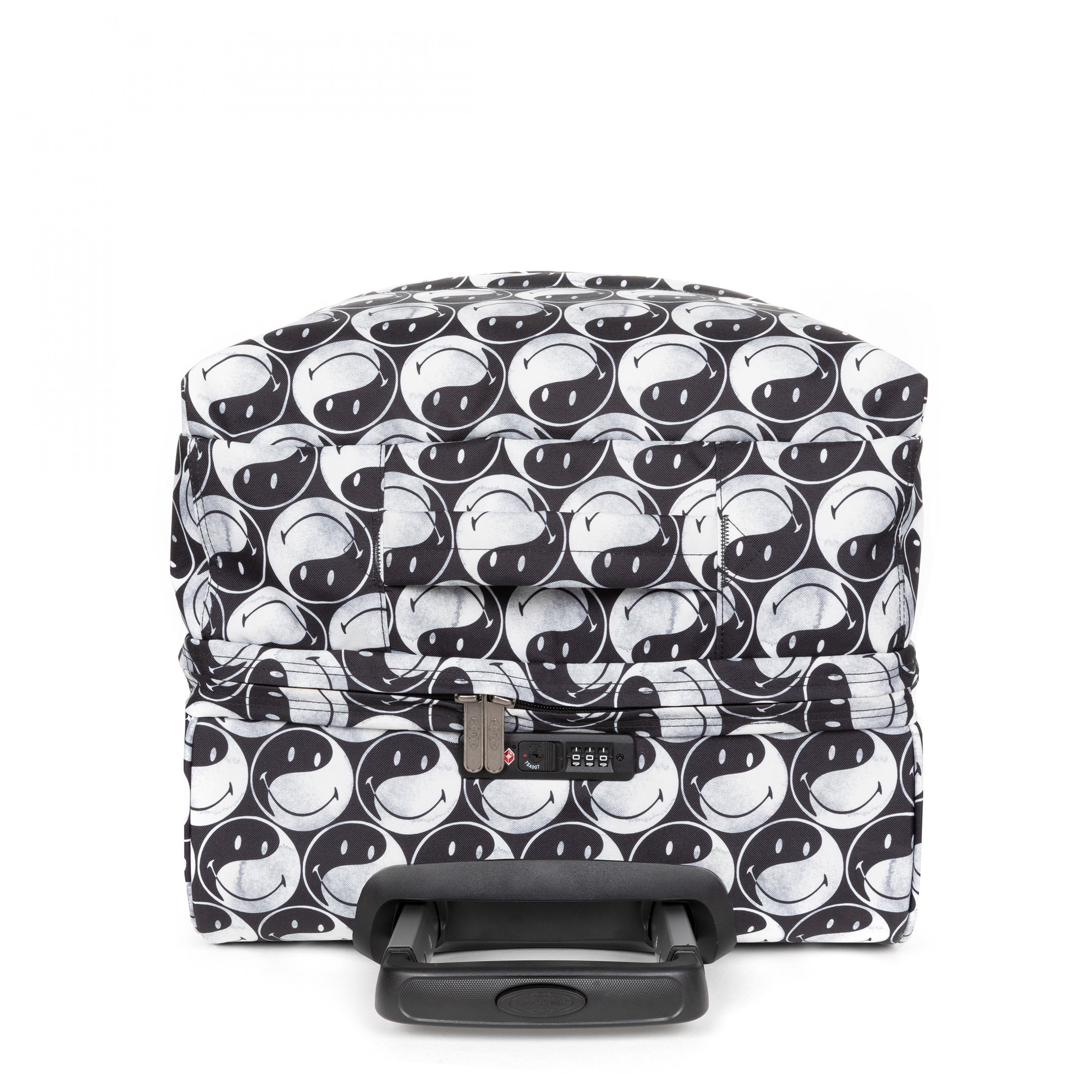 Eastpak Transit'R L Smiley Yy Black Large Soft Luggage - EK0A5BA95K21