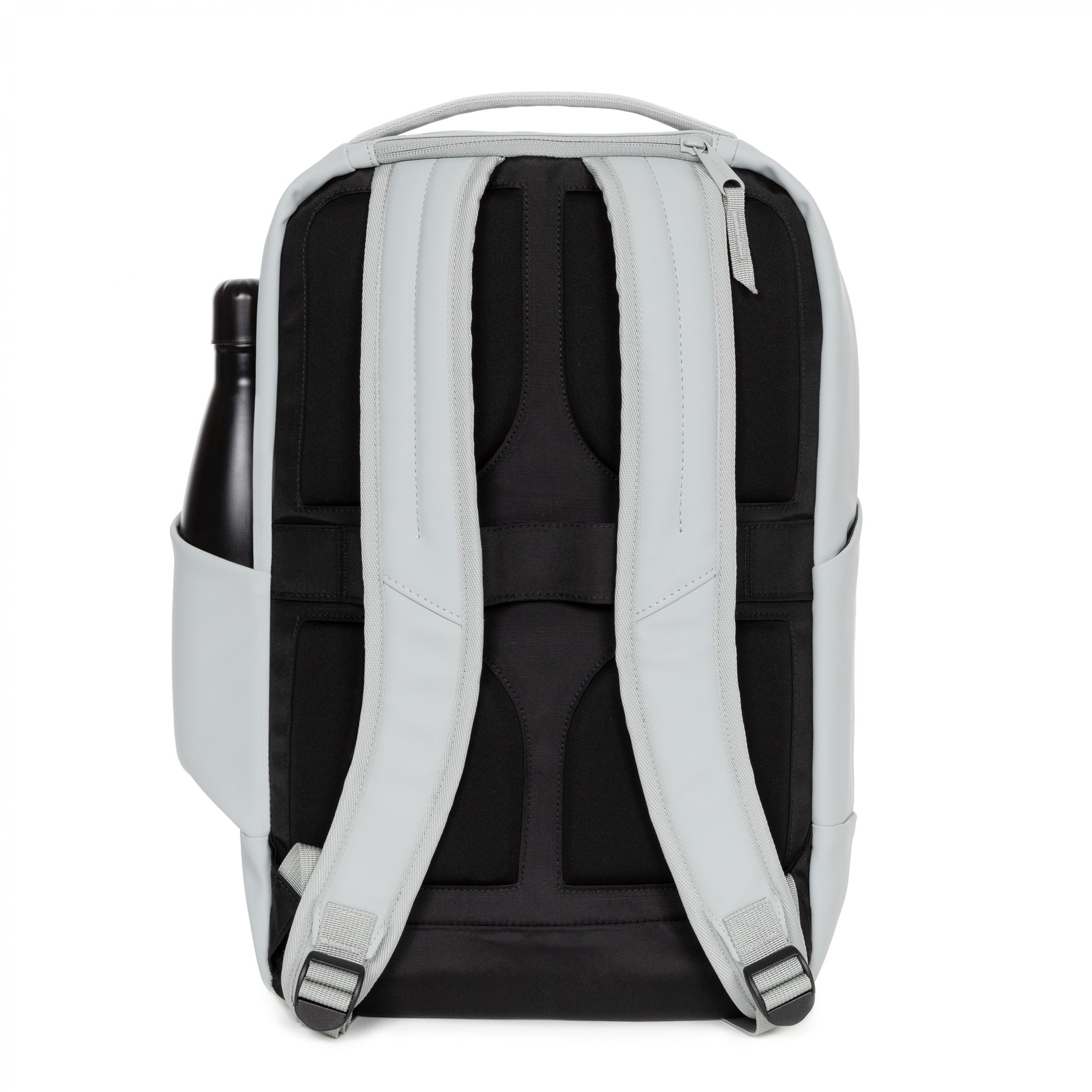 Eastpak-Tecum F-Medium Backpack With Bottle Holder And Laptop Sleeve-Cnnct F Matte Grey-Ek0A5Be92F61