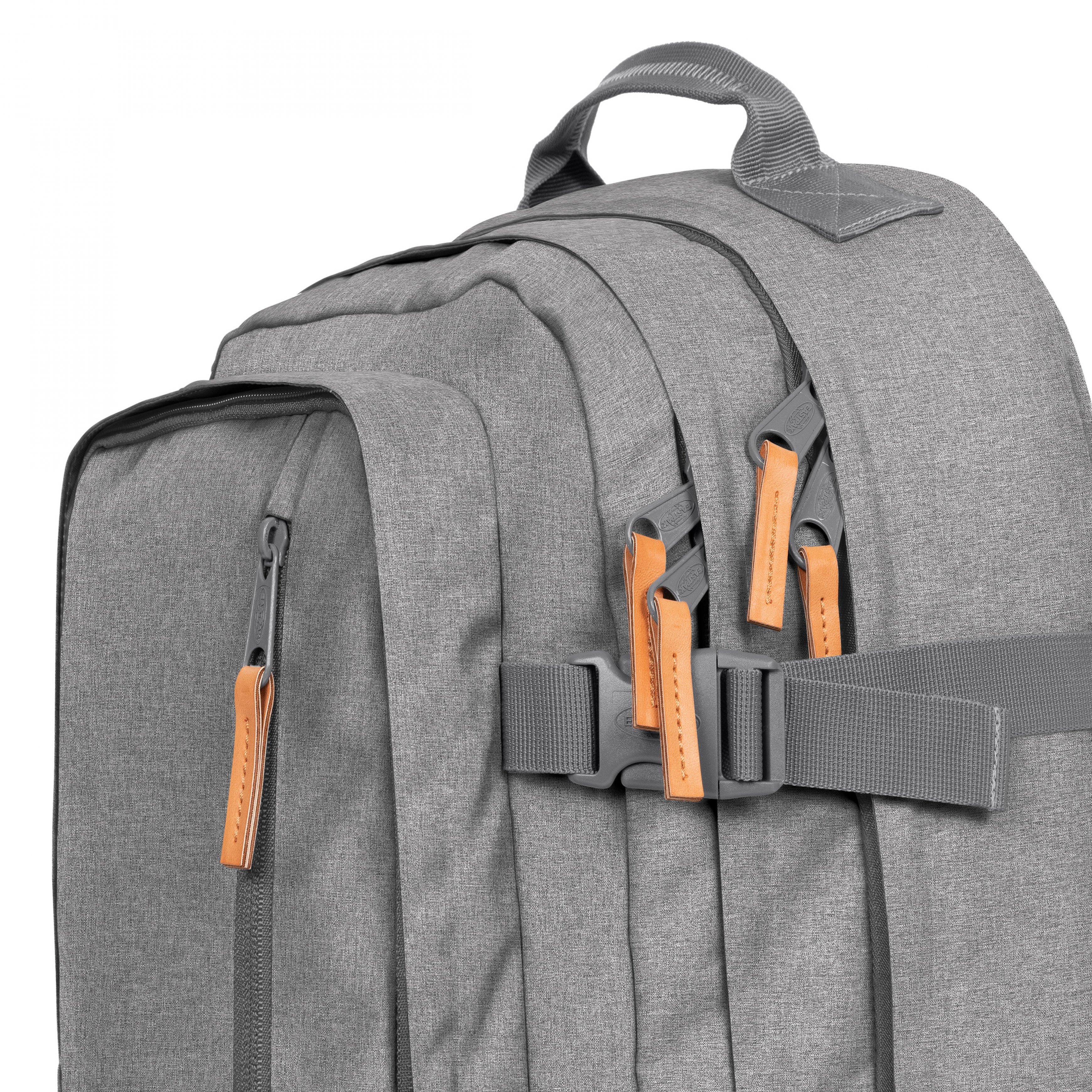 Eastpak-Volker-Large backpack with bottle holder and laptop sleeve-Cs Sunday Grey2-EK0A5BEW0B31