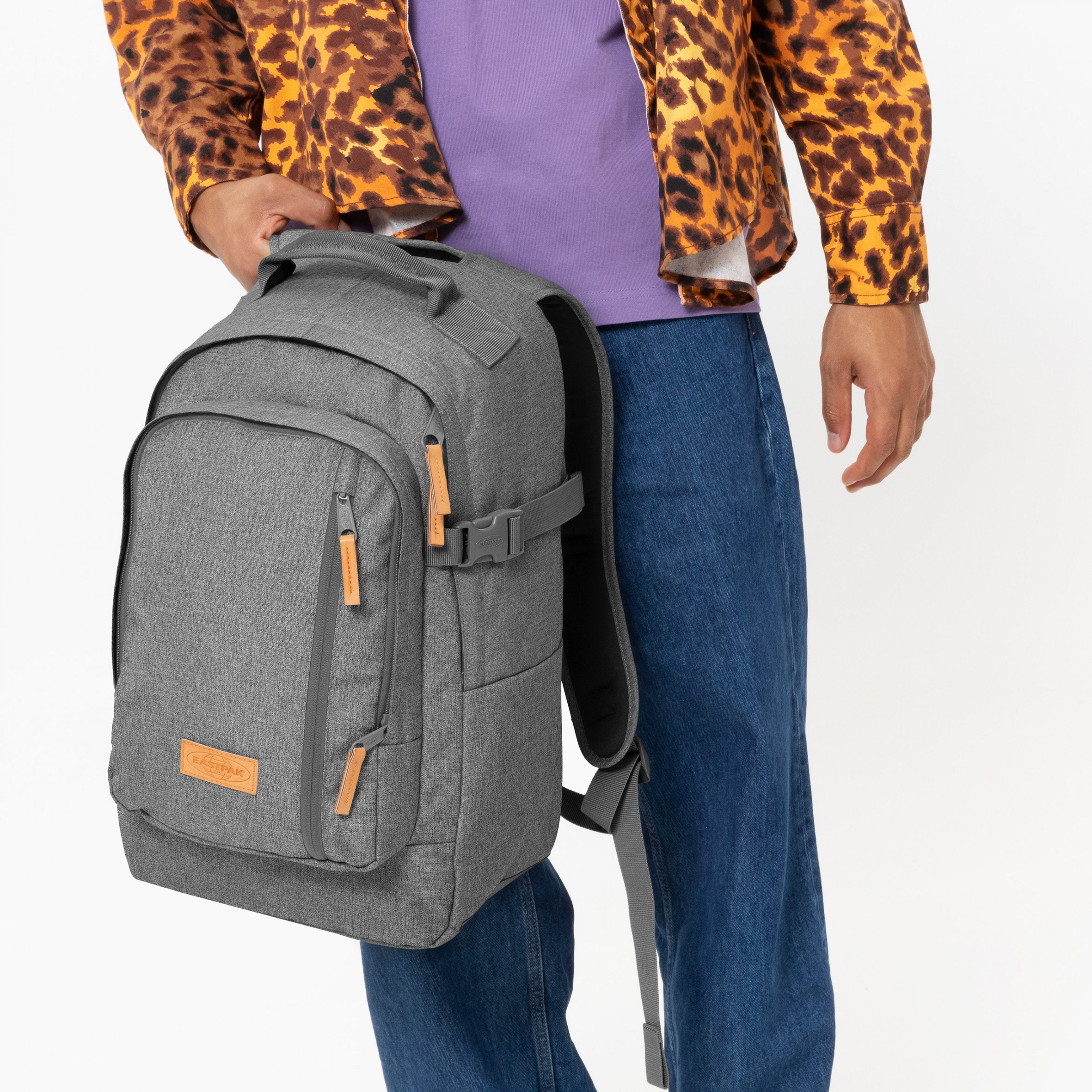 Eastpak Smallker CS Sunday Grey2 Medium Backpack - EK0A5BEX0B31