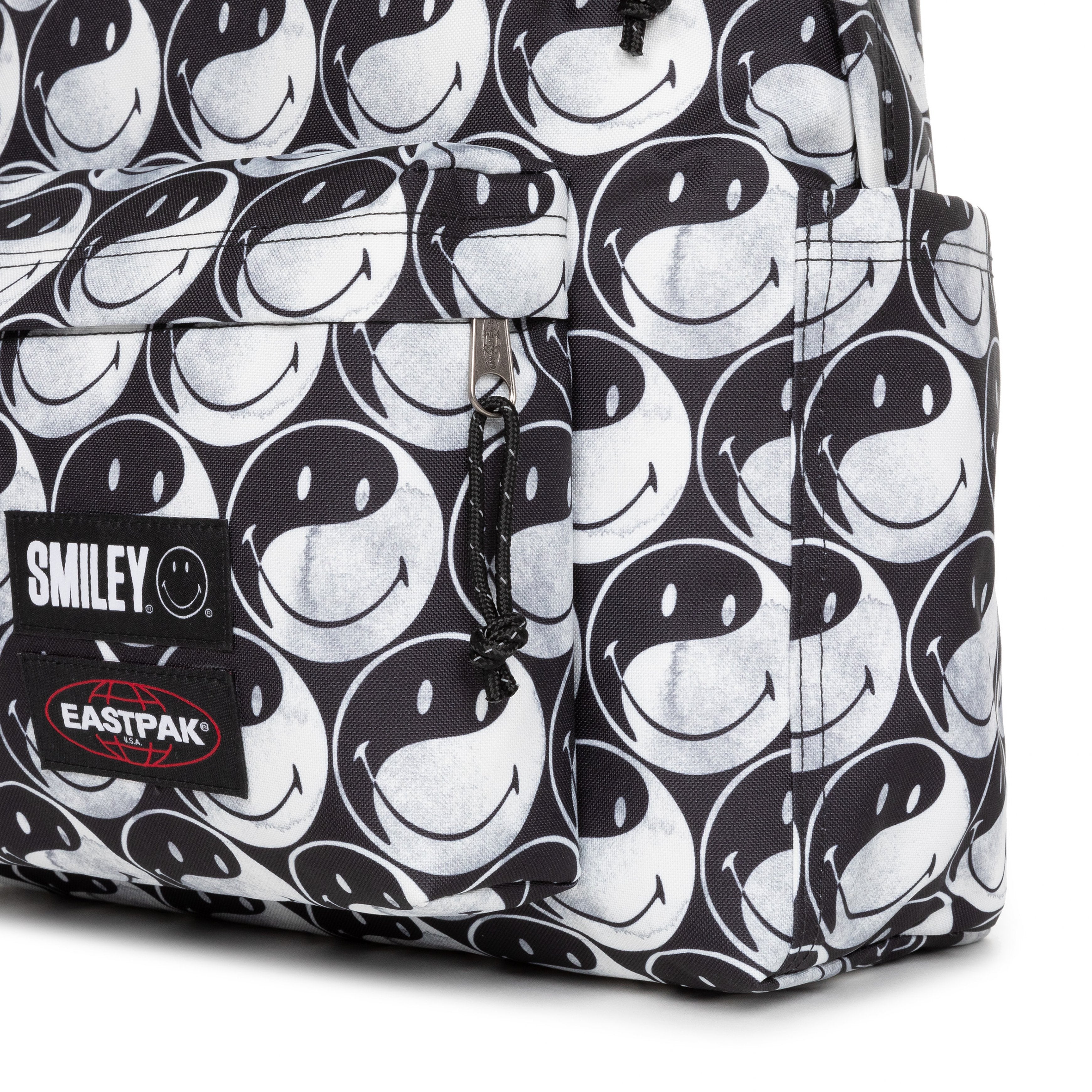 Eastpak Day Pak'R Smiley Yy Black Medium Backpack - EK0A5BG45K21