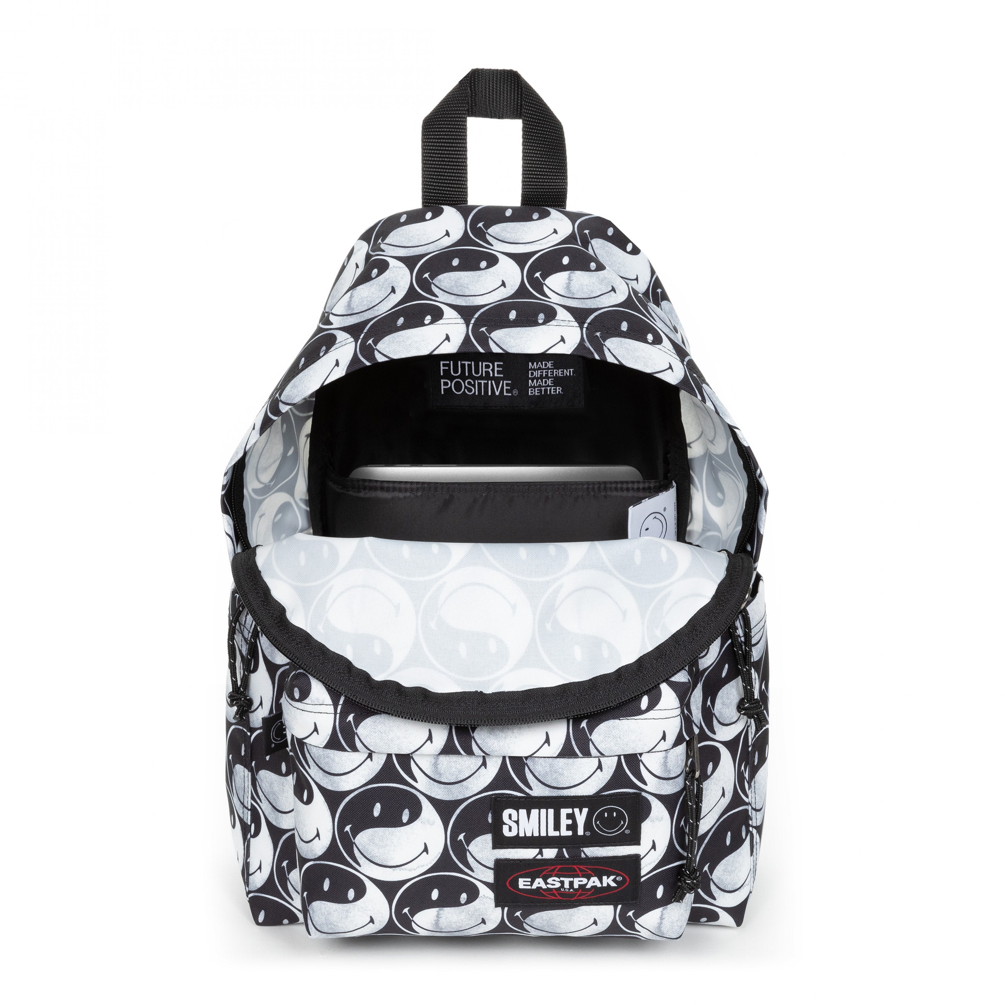 Eastpak Day Pak'R S Smiley Yy Black Small Backpack - EK0A5BG55K21