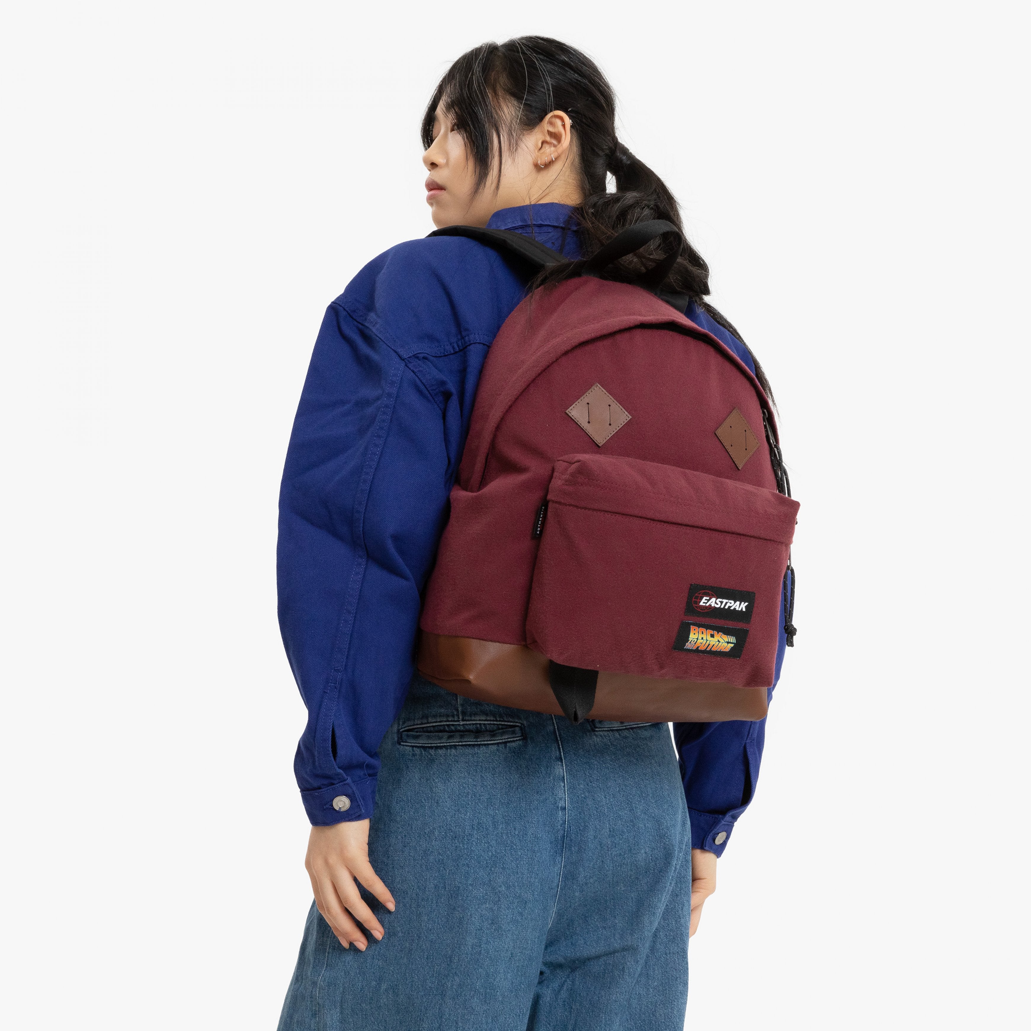 Eastpak Padded Mcfly BTTF Burgundy Medium Backpack - EK0A5BGI2F31